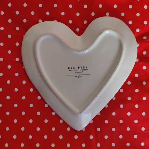 Rae Dunn valentine plate - Picture 6 of 7